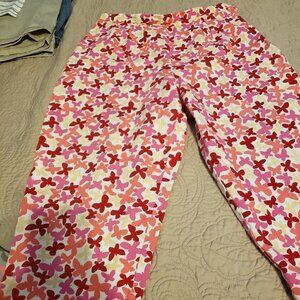 Briggs New York Butterfly Print Capris